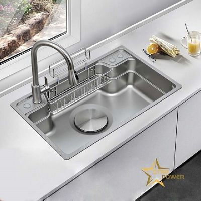 품질  304 Stainless Steel Kitchen Sink Machine for Modern Kitchens with Large Capacity 공장