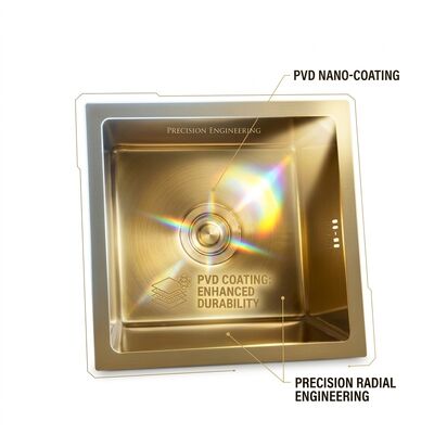 좋은 가격 22 Inch PVD Gold Undermount Single Bowl Kitchen Sink 16 Gauge with Cutting Board 온라인으로