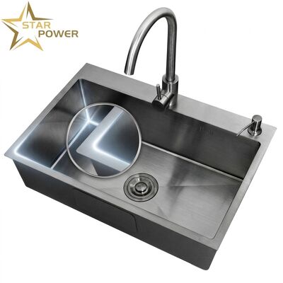 좋은 가격 20 Inch Drop-In Single Bowl Bar Kitchen Sink SUS304 20 Gauge with Basket Strainer 온라인으로