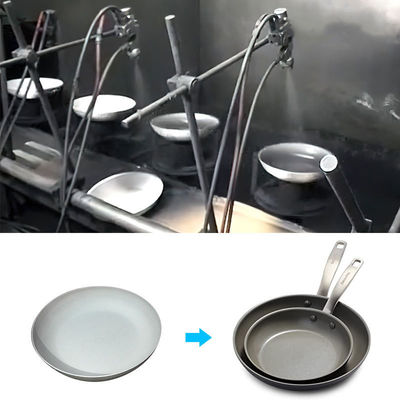좋은 가격 자동 분사는 요리도구 포트를 위한 비 점착 코팅 기계를 페인트를 칠합니다 온라인으로