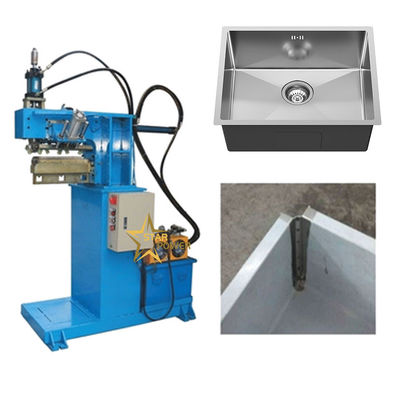 80mm/s 수작업 싱크 엣지 압축 기계 수압 브레이킹 Pneumatic 클램핑 롤링 크랙