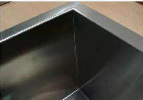 고 내구성 주방 싱크 머신 코너 폴란드어 폼핑 사각형 앵글 용접 기계