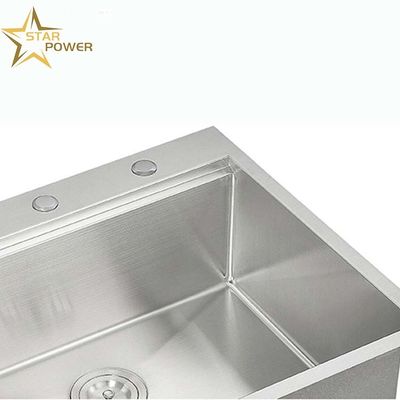 손으로 만든 수동 싱크 싱글 탱크 크기 맞춤형 고품질