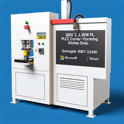 380V 2.3KW PLC 코너 프레스 머신 (주방 싱크용)