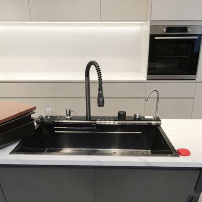 좋은 가격 하부 및 상부 모터 호환성 스테인리스 스틸 주방 싱크장 900mm × 550mm 융합 펌프와 함께 온라인으로