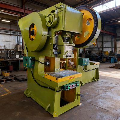 JH21 시리즈 오픈 타입 고정 베드 공기 펀치 프레스 400KN 명정 압력 100MM 슬라이더 스트로크 및 4000W 모터 전력