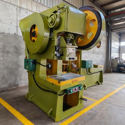 JH21 시리즈 오픈 타입 고정 베드 공기 펀치 프레스 400KN 명정 압력 100MM 슬라이더 스트로크 및 4000W 모터 전력