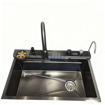 현대 부엌용 800mm 더블 볼 스테인리스 스틸 주방 싱크 세트