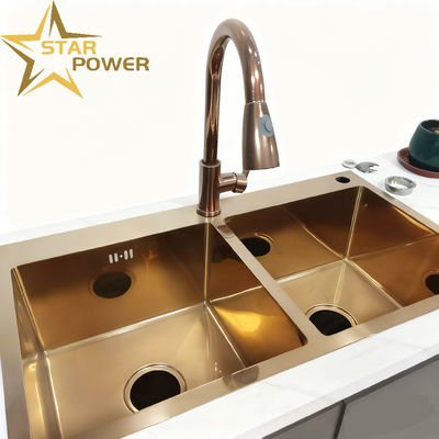 Lead-Free Non-Toxic 316 Stainless Steel Hand-Forged Kitchen Sink Basin with Spacious Design