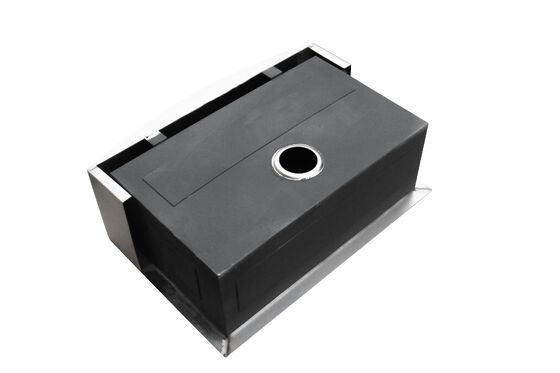 수작업 붓 304 스테인레스 스틸 지하 부엌 싱크 싱크 베이컨과 음소 완화 패드