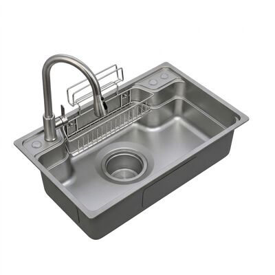 좋은 가격 Farmhouse 36 Inch Apron Front Double Bowl Kitchen Sink SUS304 Handmade 16 Gauge online