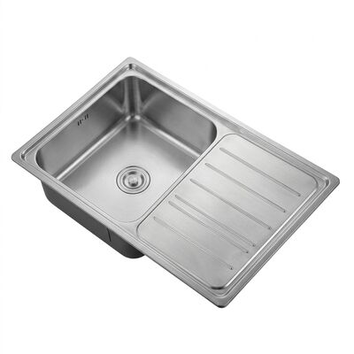 좋은 가격 Workstation 30x18 Kitchen Sink SUS304 16 Gauge Single Bowl with Drainboard 온라인으로