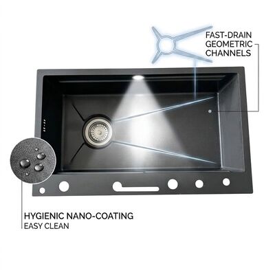좋은 가격 Drop-In 32x19 Double Bowl Kitchen Sink SUS304 18 Gauge with Faucet Holes 온라인으로