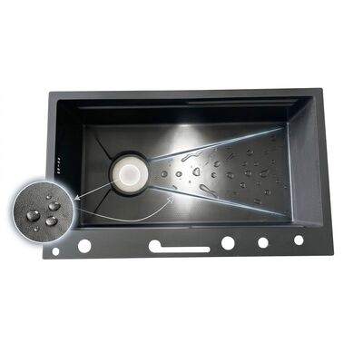 좋은 가격 34 Inch Undermount Double Bowl Kitchen Sink 50 50 SUS304 16 Gauge Zero Radius 온라인으로
