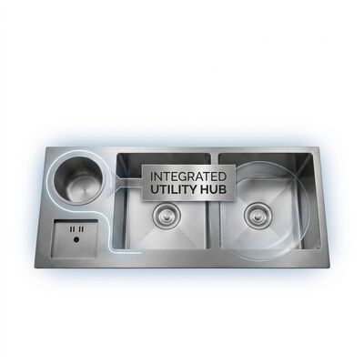 좋은 가격 27 Inch Undermount Single Bowl Kitchen Sink 16 Gauge with Cutting Board Set 온라인으로