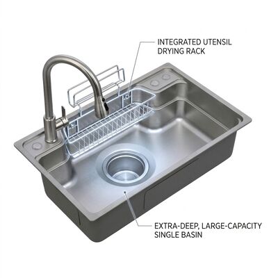 좋은 가격 35 Inch Apron Front Farmhouse Double Bowl Kitchen Sink 16 Gauge Handmade SUS304 online