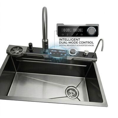 좋은 가격 32 Inch Undermount Double Bowl Kitchen Sink 50/50 SUS304 16 Gauge with Bottom Grids 온라인으로